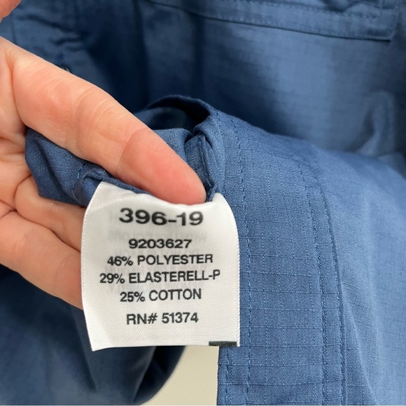 Carhartt Rugged Flex Short Sleeve Work Shirt Ripstop Button Up Mens Size Large - Picture 8 of 9